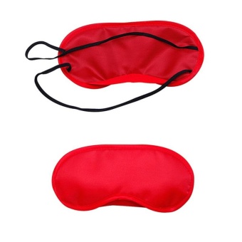 Travel Perjalanan Masker Mata Shading Tidur Cover Penutup Mata Penutup Mata Campuran Warna Baru-Internasional