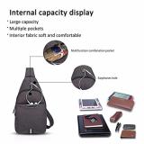 ... Unique Tas Selempang Anti Air - Bag Music Travel and Running Bag - Dark Blue -