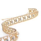 Women Crystal Rhinestone Pendant Choker Collar Bow Gold Chain Necklace Jewelry - Intl September 2018 - 4 Women Crystal Rhinestone Pendant Choker Collar Bow Gold Chain Necklace Jewelry - intl - 4