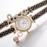 ... YBC Fashion Jam Tangan Wanita Multi Layer Gelang QUARTZ Jam Tangan-Intl - 4 ...