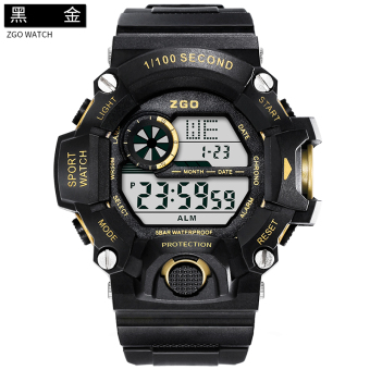 ZGO Sederhana Putih Tipe Angka Tahan Air Jam Digitec Jam Tangan Anak