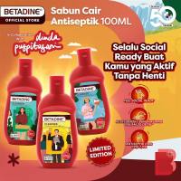 BETADINE ANTISEPTIC SKIN CLEANSER Sabun Cair 100ml - Sabun Cair Antiseptik Keluarga | Membersihkan Kulit & Melindungi dari Kuman Penyebab Penyakit | Antiseptic Body Wash | Special Edition