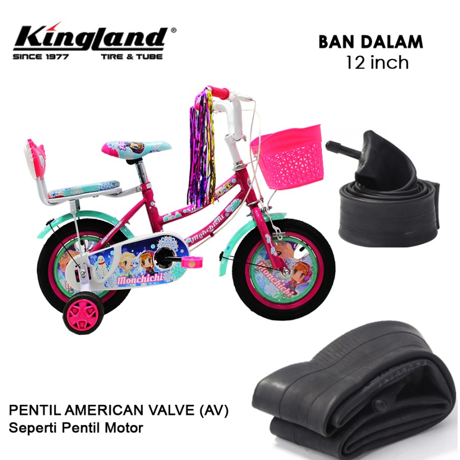 Ban Dalem Sepeda Anak 12 inch 12" Ban Dalam KINGLAND 12 1/2 x 1 1/4 Inner Tube BICYCLE TUBE TOP BERKUALITAS