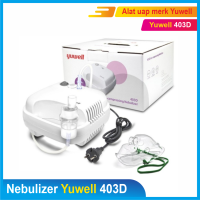 Nebulizer Alat Uap Dewasa Portable Yuwell 403D Compressor Nebulizer Alat Uap Generasi baru Terapi Mengeluarkan Dahak Asma Bronchitis + 1x Masker nebulizer Anak