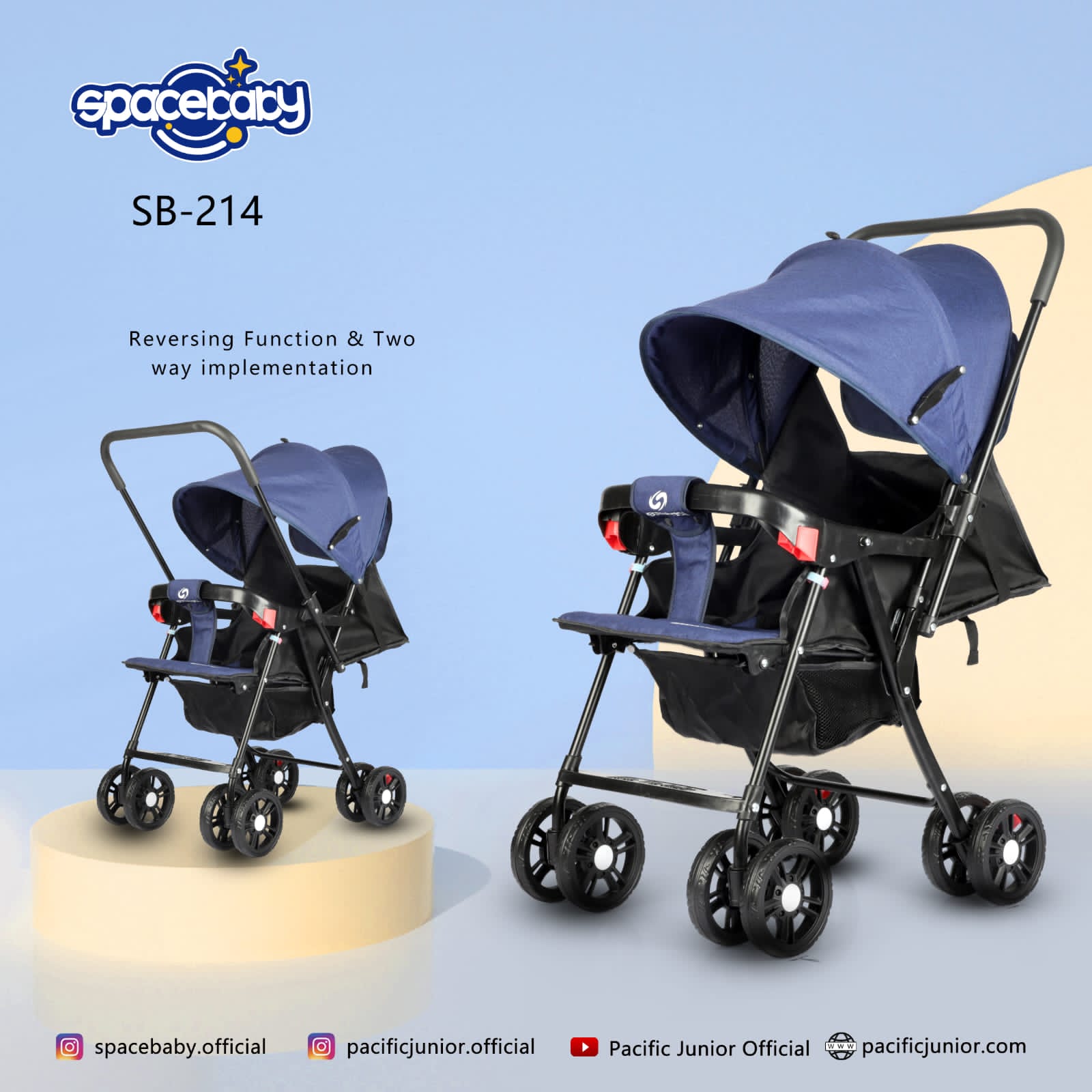 Stroller SpaceBaby SB 214 204 207 208 316 315 203 202 6202 6215 6055 Kereta Dorong Bayi Murah