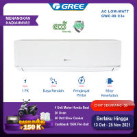 GREE AC DELUXE LOW WATT - PUTIH 1PK - GWC-09C3E(S) (Unit Indoor & Outdoor) - Low Watt
