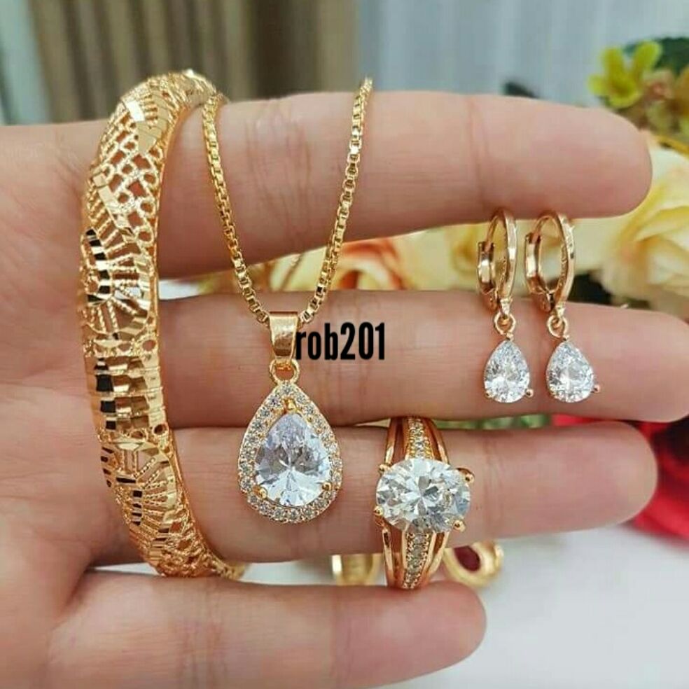 Dimana Beli Fashion Wanita 3 Pcs Gold Perak Gelang  Warna 