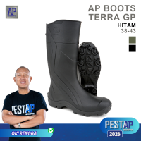 AP Boots TERRA GP Hitam - Sepatu Boot PVC