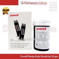 Yuwell Strip Gula Darah Refill isi 25 Strip Blood Glucose Test Strips Cek Kadar Glukosa