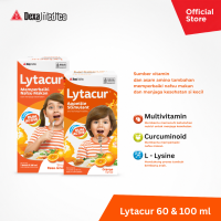 Lytacur Sirup Suplemen Vitamin Penambah Nafsu Makan Anak Rasa Jeruk Ukuran 60 ml