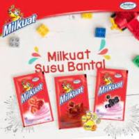 5 Pcs Milkuat Susu Bantal Pouch Cokelat / Strawberry 50 ML