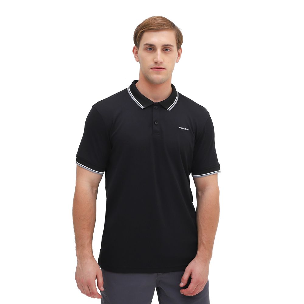 910007674 ZASTAVA POLO SHIRT - BLK