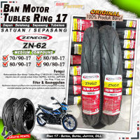 Ban Motor  ZENEOS ZN62 RACING SPORT Ring 17 Tubeless Ban Tubles Depan Belakang Motor Bebek Vixion Ring 17