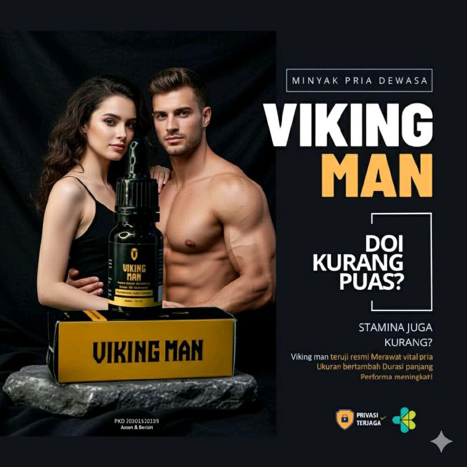 VIKING MAN OIL ORIGINAL MAYAPULUT MINYAK JARAK CASTOR FOR MEN