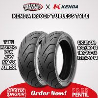 Ban tubeless KENDA K6007 100 80 14 110 80 14 120 70 14 untuk  N-max Aerox PCX 160 N-max new dll