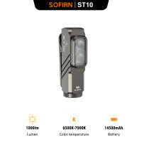 Sofirn ST10 EDC Senter Jepit Multifungsi Cahaya Sorot/Banjir/Merah 1000LM Baterai 14500 900mAh/AA Cocok untuk Aktivitas Luar Ruangan Mendaki dan Penerangan Darurat