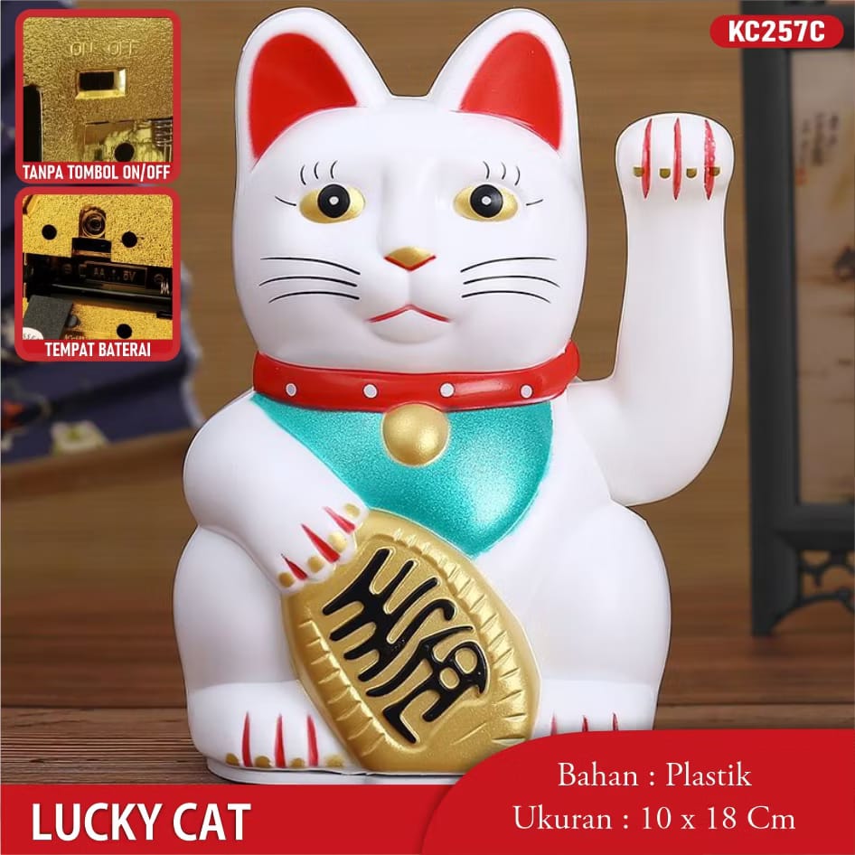 Kucing Hoki Lucky Cat Batrai Kucing Hoki Kucing Rejeki Lucky Cat Baterai