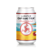 Cap Kaki Tiga Rasa Leci Kaleng 320ml