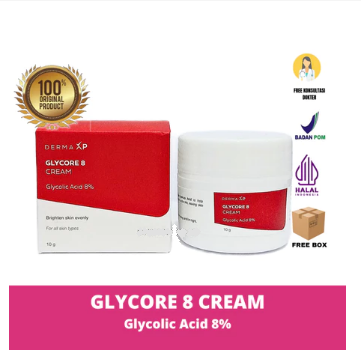 Glycore 10% Cream 10 g - Menyamarkan Kulit Gelap dan Flek Hitam Buruan Di Order Stok Terbatas!!