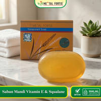 METAL FORTIS Transparent Soap 125g Sabun Mandi with Vitamin E & Squalane Melembabkan Kulit