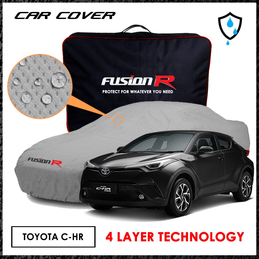 Cover Mobil Toyota C-HR CHR 4 Layer / Body Cover C-HR CHR 4 Lapis / Sarung Mobil Toyota C-HR CHR / Penutup Mobil C-HR CHR Like Krisbow Prestige