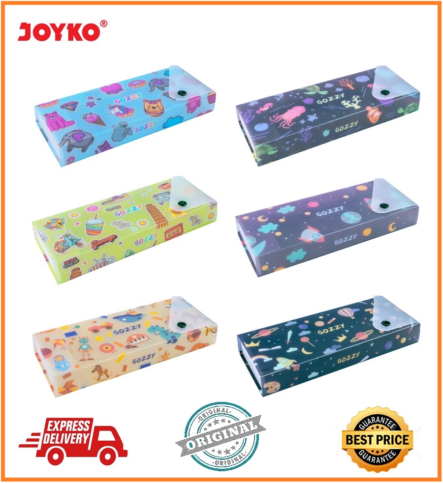 PENCIL CASE TEMPAT PENSIL JOYKO PC-0719GZ | KOTAK PENSIL
