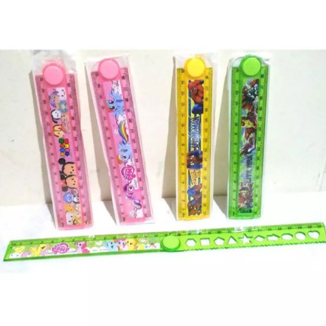 Penggaris lipat lucu -Penggaris lipat fancy -Penggaris murah