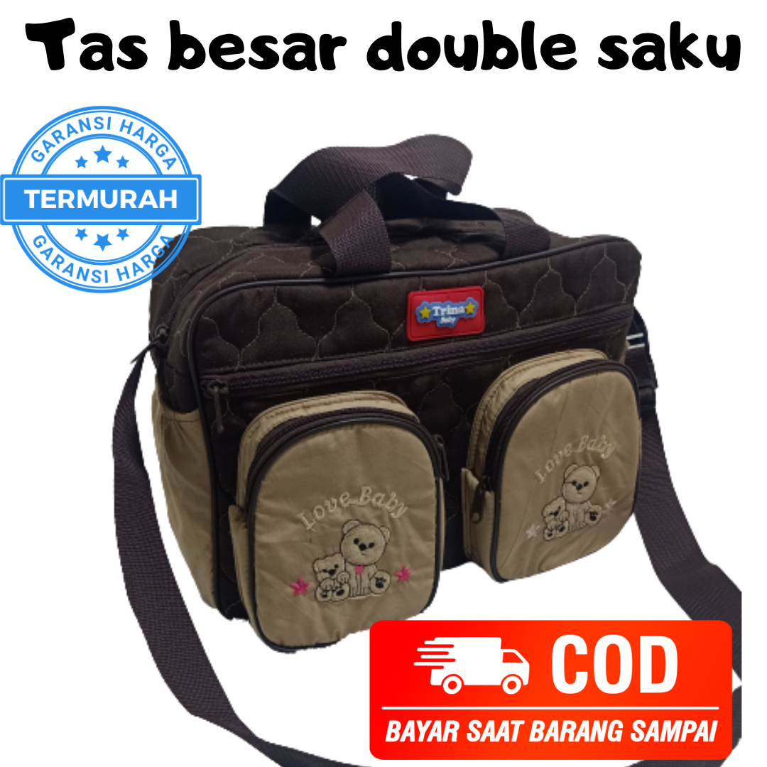 Tas bayi besar / Tas travel double saku terbaru