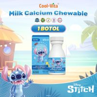 CoolVita Milk Calcium Chewable (Kunyah) Rasa Original Flavor isi 30 Tablets | Membantu Memelihara Kesehatan | Disney Edition