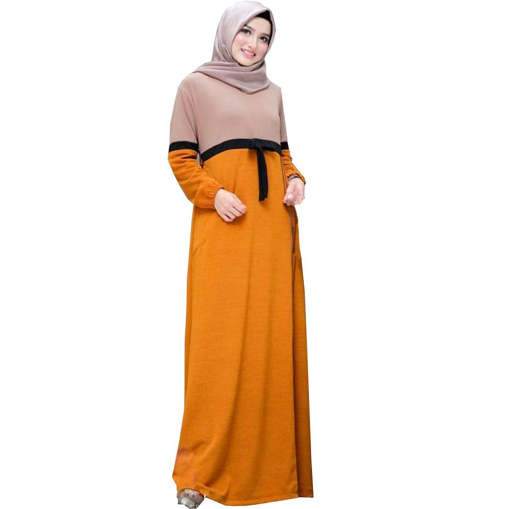 Baju Muslim Modern Gamis CANDICE DRESS Moscrepe Terusan Wanita Paling Laris Dan Trendy Baju Panjang Polos Muslim Dress Pesta Terbaru Maxi Muslimah Termurah Pakaian Modis Simple Casual Terbaru 2019