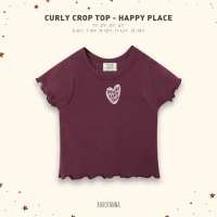 BOHOPANNA - CURLY CROP TOP - KAOS CROP - ATASAN ANAK PEREMPUAN