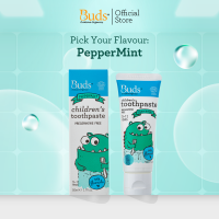 Buds Organics Toothpaste With Fluoride 3-12 Thn - Pasta Gigi Odol Bayi dan Anak