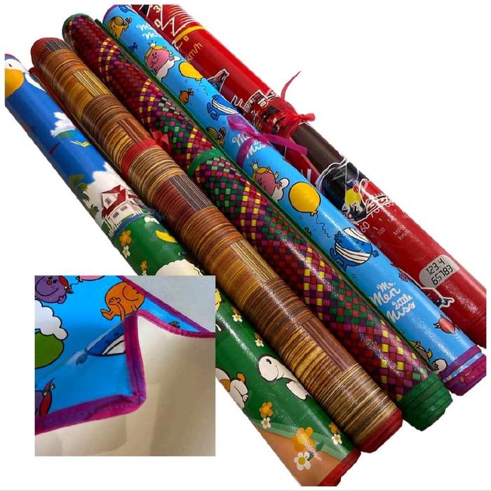 KARPET SPONS GULUNG - KARPET PIKNIK KARAKTER UKURAN 120x135CM