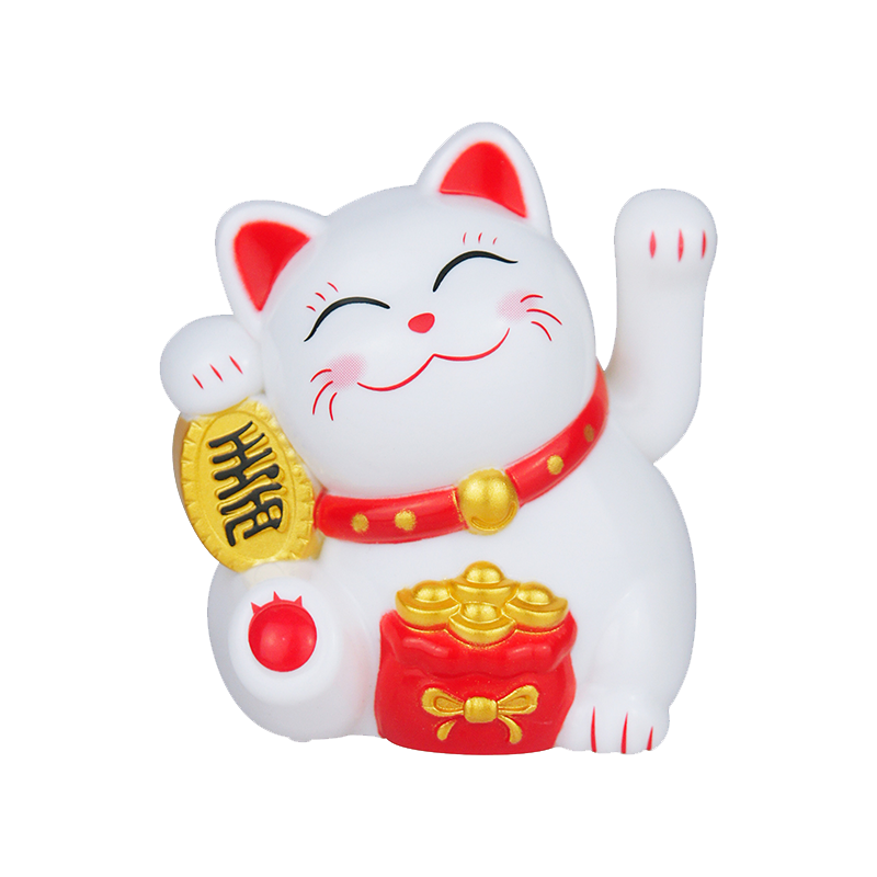 Lucky Cat Solar Pajangan Dashboard Mobil Kucing Hoki Kucing Solar Kucing Hoki Pajangan Mobil Boneka