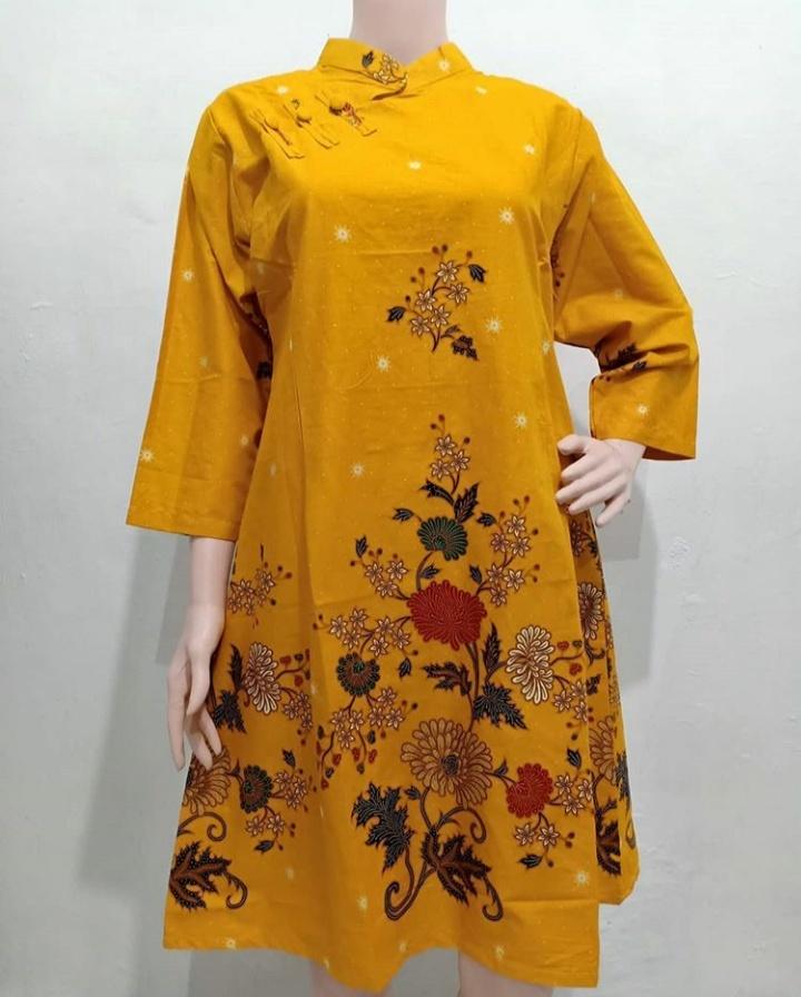Review Baju  Atasan Wanita Modern  Terbaru Dress Batik  Tunik 