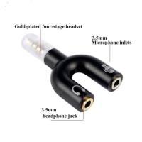 Audio Splitter Model - U Aux Jack 2 In 1 Spliter / AUDIO SPLITER MIC
