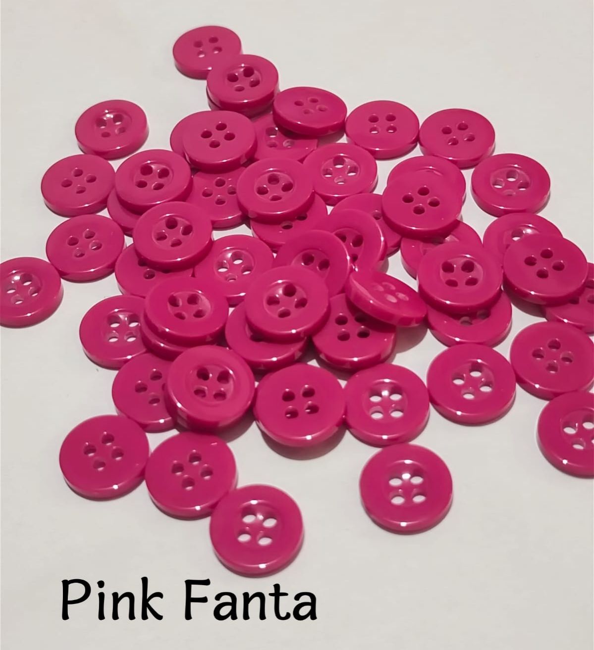 Isi 144 pcs Diameter 11 mm - Kancing Baju Gepeng - Kancing Baju Diameter 11 mm lobang 4 kemeja