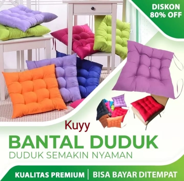 Promo - Bantal Duduk Empuk / Bantal Alas Duduk Murah / Bantal duduk kursi / Bantal alas duduk ukuran 40cm x 40cm