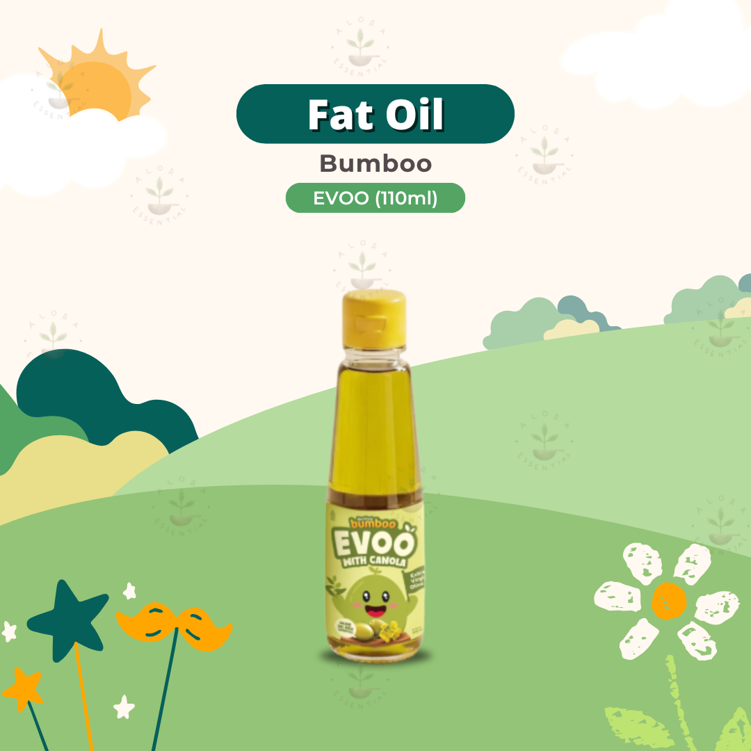 Barefood Bumboo Minyak Masak MPASI - Bumboo Oil - Bumboo EVOO Oil - Bumboo Fat Oil - Minyak MPASI Bayi - Bumboo Oil