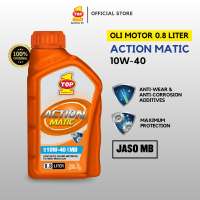 TOP1 TOP 1 OLI OIL MOTOR MATIK ACTION MATIC 10W40 SYNTHETIC SAE 10W40 800ML UNTUK YAMAHA HONDA SUZUKI DIJAMIN ORIGINAL