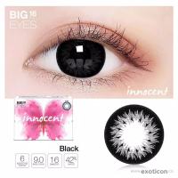 SOFTLENS X2 INNOCENT NORMAL & MINUS -0.50 sd -6.00 FREE LENSCASE DIA 16MM BIG EYES BY EXOTICON / Softlen Soflen Soflens