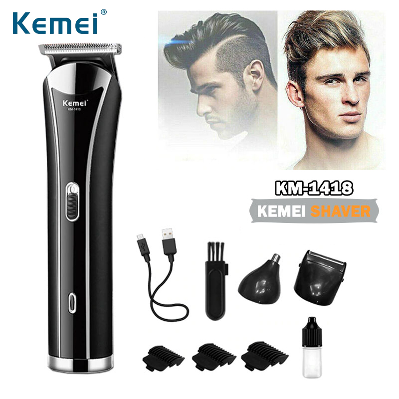 [ BEST SELLER ] KEMEI KM-1419 / KM 1419 Alat Cukur Rambut Elektrik - Mesin Cukur Rambut 1 Set - A...