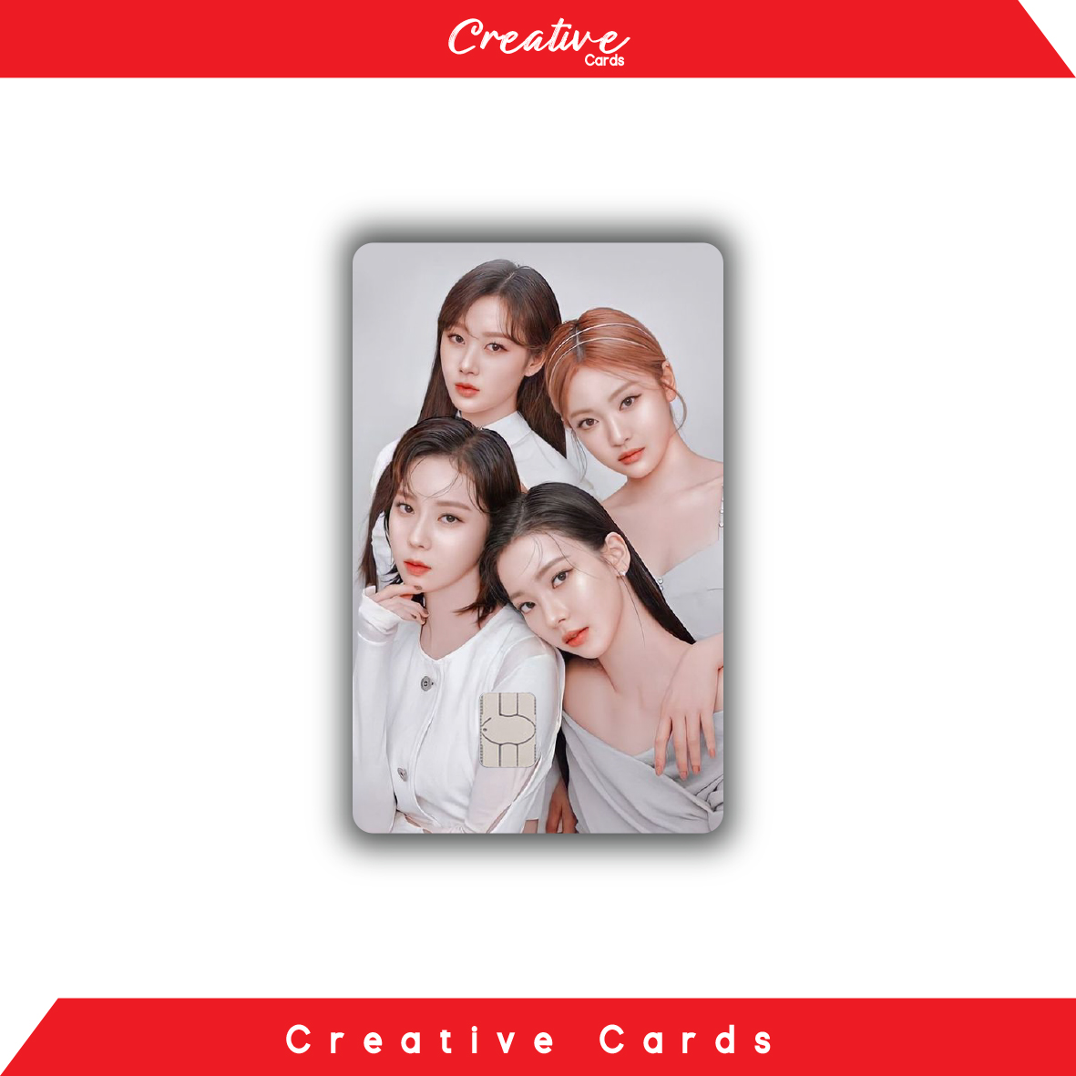Stiker Sticker Kartu Atm Skin Card - BlackPink Edition Vinyl + Laminating Glossy Debit Credit Emoney Flazz Etoll dll
