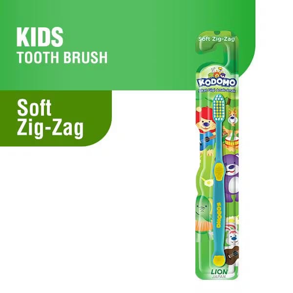 Kodomo Sikat Gigi Odol Set 2in1 Baby Toothpaste Children Training Reguler Zig Zag Toothbrush