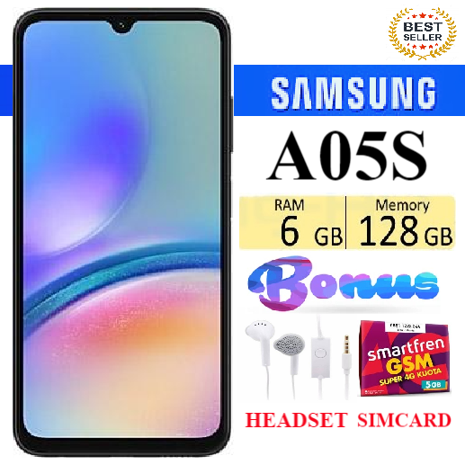 SALE!!! SAMSUNG GALAXY A05S RAM 6/128 GB FULLSET Bergaransi