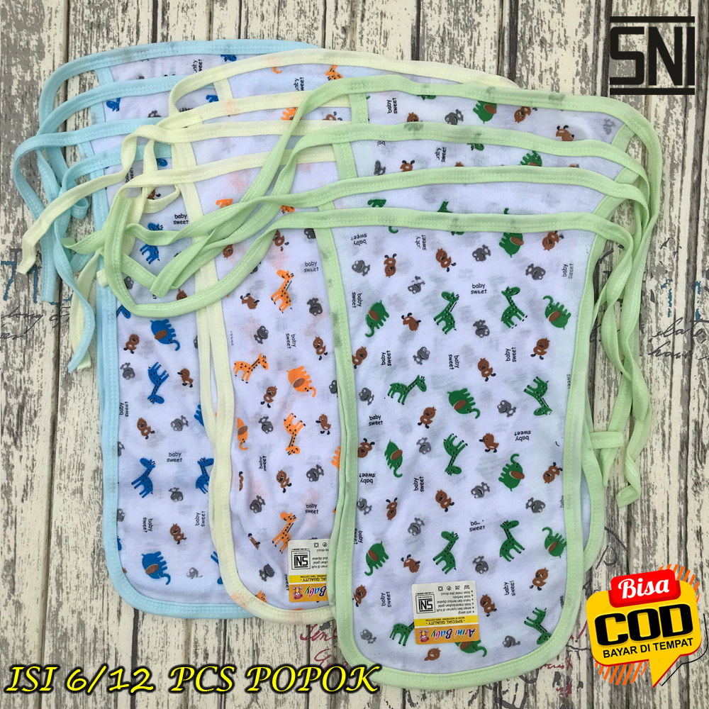 12 PCS / 6 PCS Popok Bayi Sablon Full Print Sukmastore