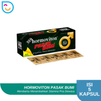 Neo Hormoviton Pasak Bumi 1 Strip 5 Kapsul - Stamina Pria Dewasa