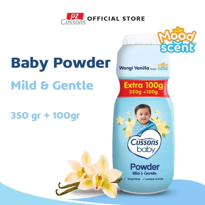 Cussons Baby Powder Mild & Gentle Extra Fill 350+100gr