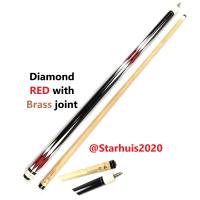 Stik Billiard Diamond Cue 13mm Maple Cue Stik Billiard Kualitas Bagus harga terbaik