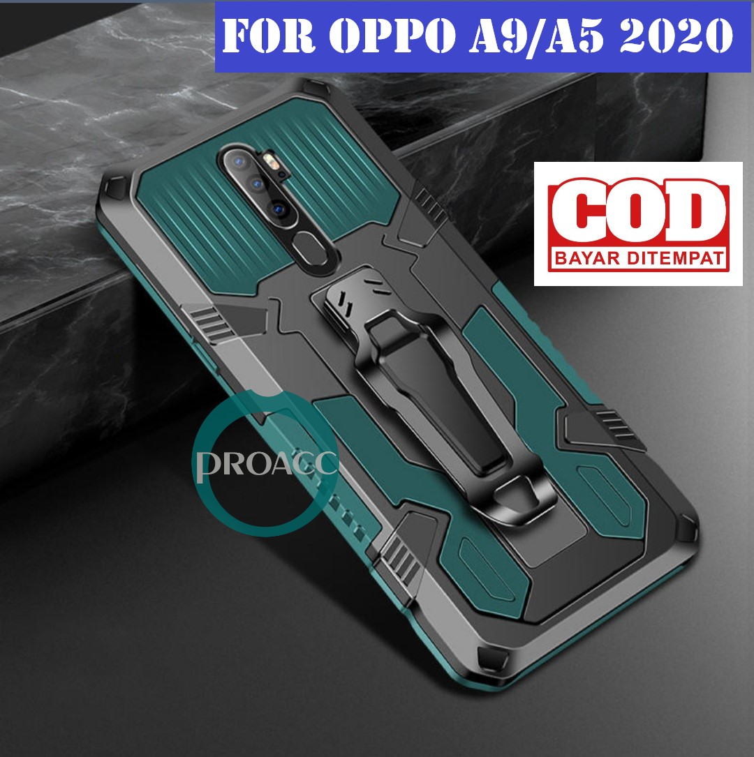 CASE HP KICKSTANDING CLIP FOR OPPO A9/A5 2020 CASING HP ROBOT CASE ARMOR KESING HP PELINDUNG HP case hp kickstanding clip for oppo a9/a5 2020 casing hp robot case armor kesing hp pelindung hp